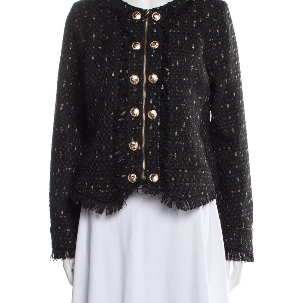 NWT Walter Baker Black Tweed Jacket